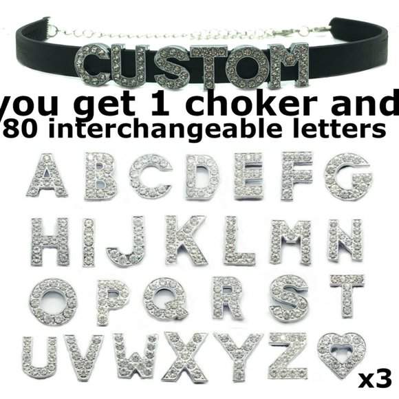 Custom Choker Kit for Personalized Customized Sexy Kawaii Princess Daddys Baby - Picture 3 of 8